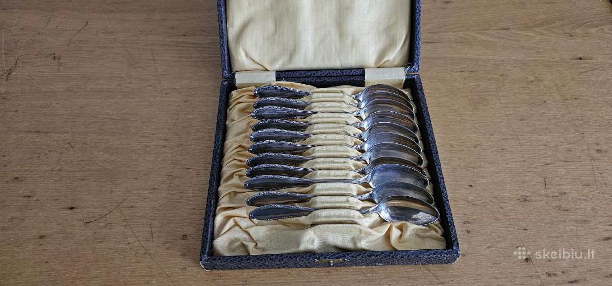 Sidabriniai sauksteliai 800 praba 129gr 11vnt
