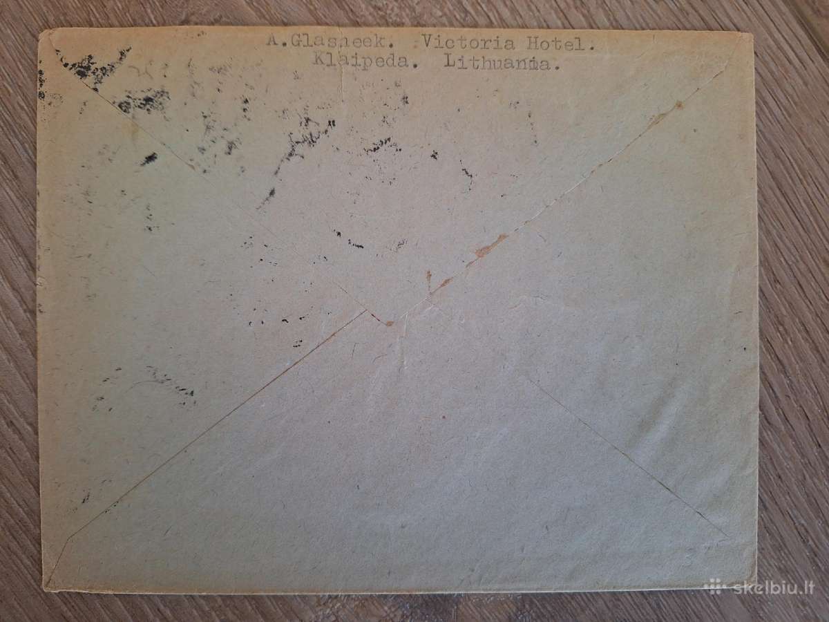 Lietuva 1938 m. Laiškas į Škotiją - nuotraukos Nr. 2
