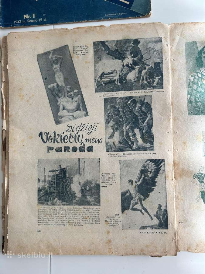 Zurnalai vokieciu okupacijos laikotarpio - nuotraukos Nr. 4