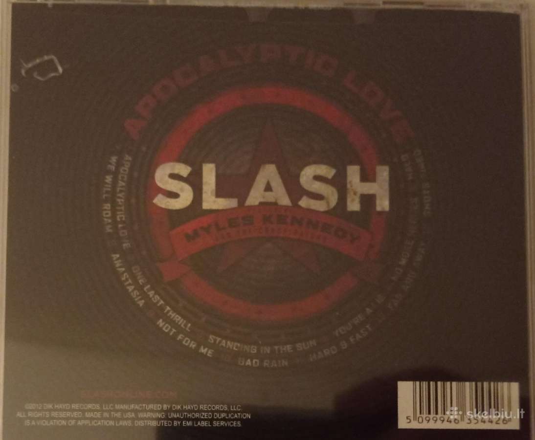 Slash - Apocalyptic Love - nuotraukos Nr. 2