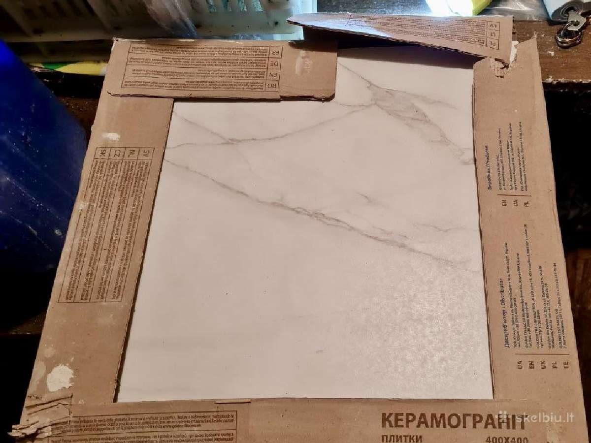 Keraminės grindų plytelės, 40x40cm - nuotraukos Nr. 6