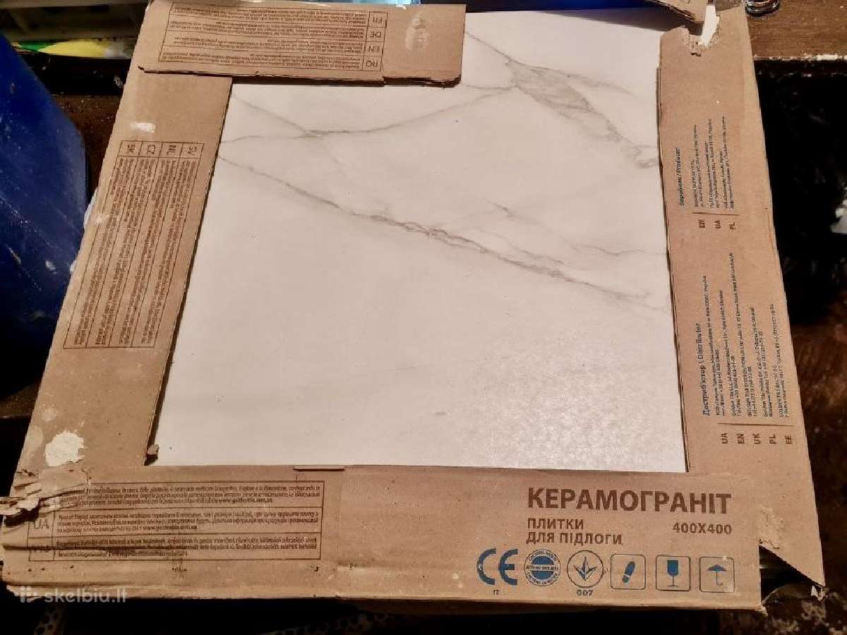 Keraminės grindų plytelės, 40x40cm - nuotraukos Nr. 7