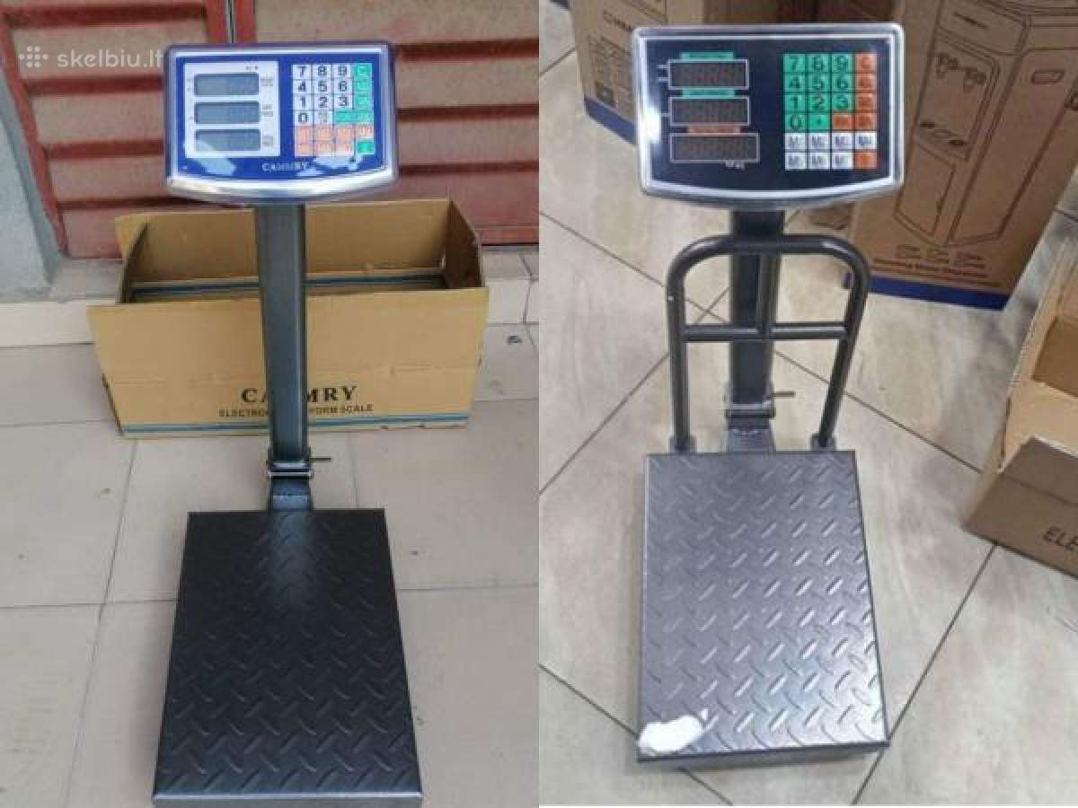 Platforminės Svarstyklės 100 kg, 300 kg Naujos