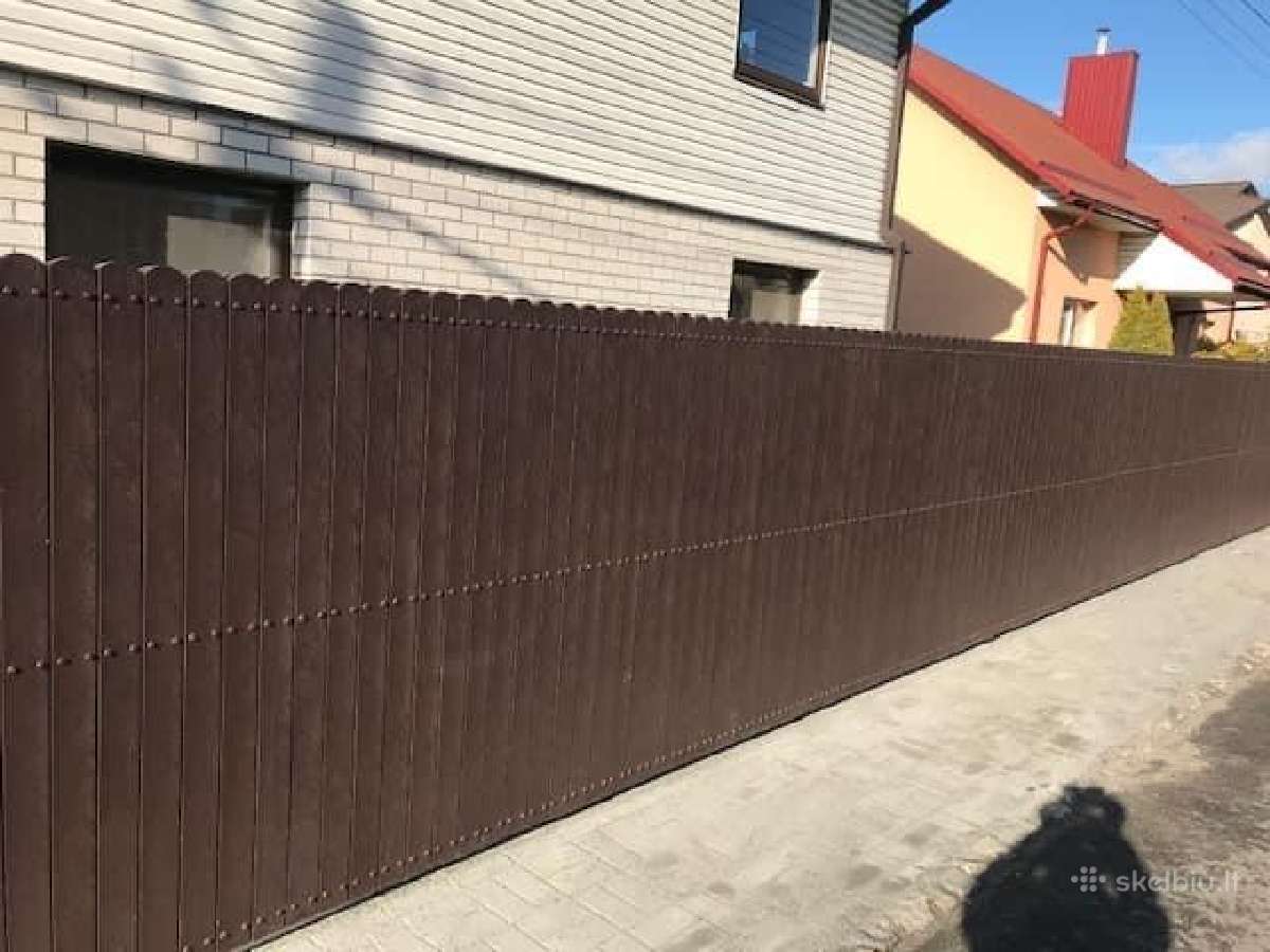 Plastikinės lentos tvorai