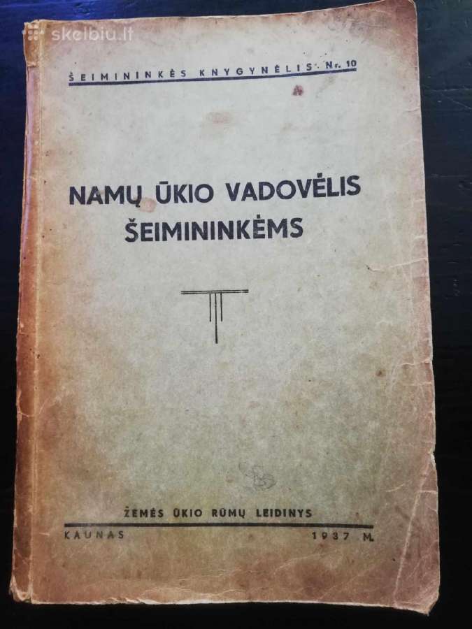 Seimininkems 1937m