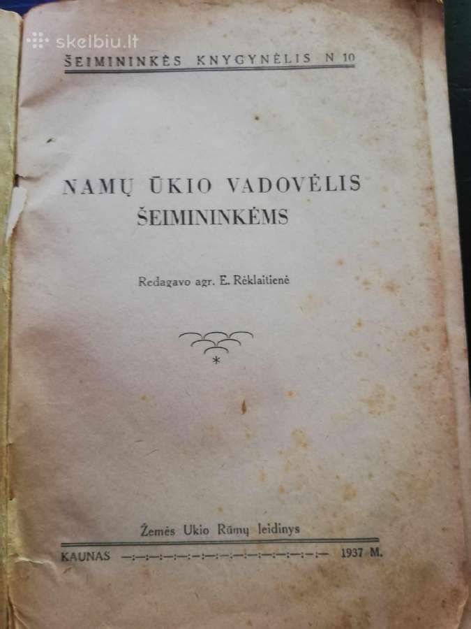 Seimininkems 1937m - nuotraukos Nr. 2