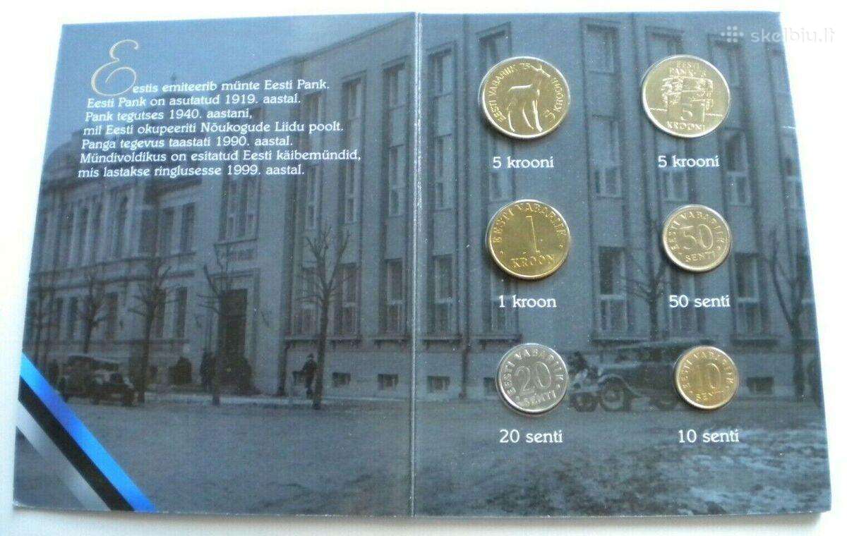 Estijos senas monetų rinkinys