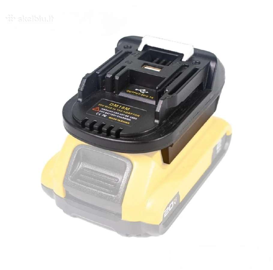 Makita Dewalt Milwauke Ryobi Parkside adapteriai - nuotraukos Nr. 5