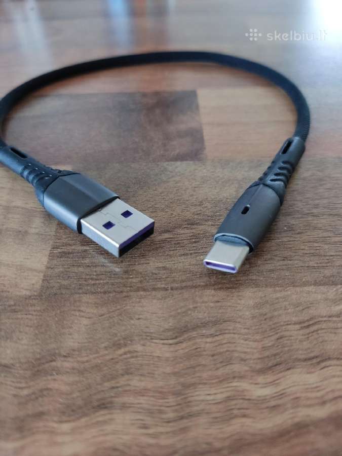 Qoovi Usb-c to Usb-a kabelis 15cm - nuotraukos Nr. 2