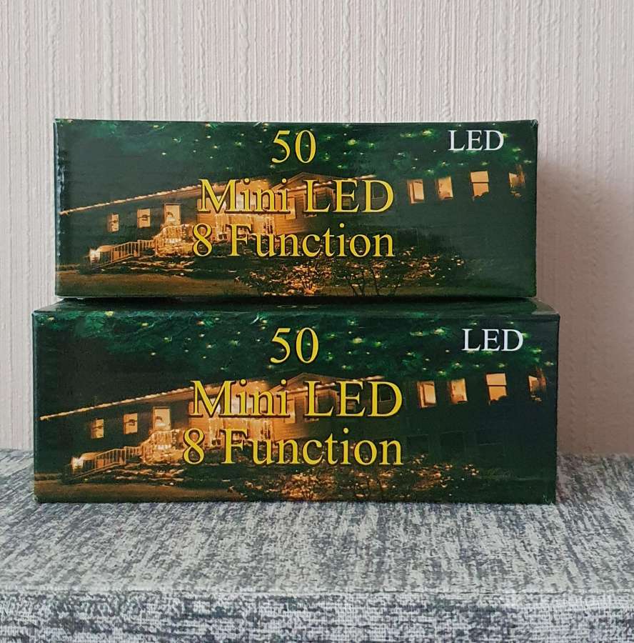 LED lempučių girlianda (2 dėžutės)