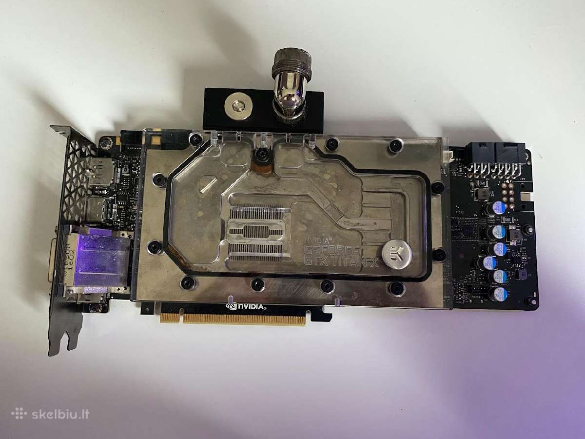 Nvidia Geforce Gtx Titan X 12gb Gddr5x Maxwell - Skelbiu.lt