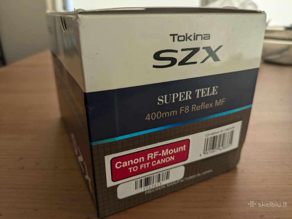Tokina Szx 400mm f8 reflex Mf