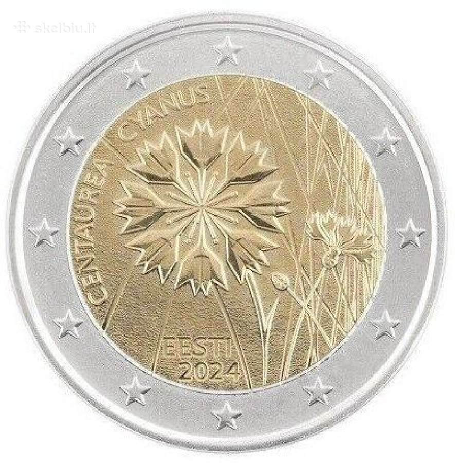 Estijos proginės 2 eurų monetos (Unc) Atnaujintas - nuotraukos Nr. 7