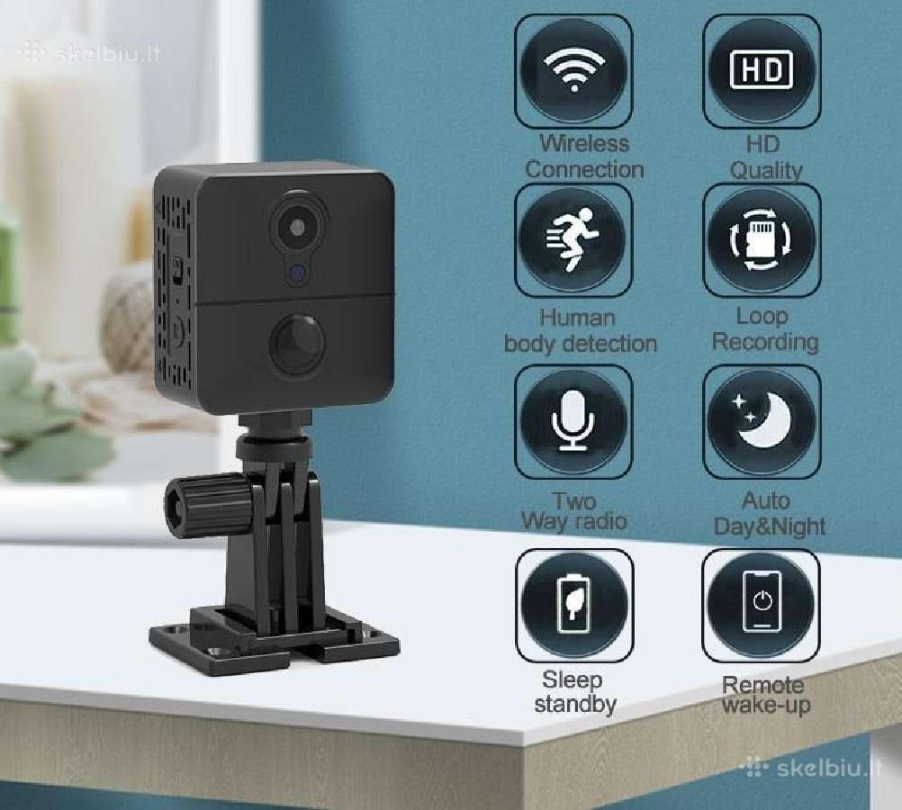 Daug Modelių! WiFi full HD kamera WiFi ir baterija - nuotraukos Nr. 16