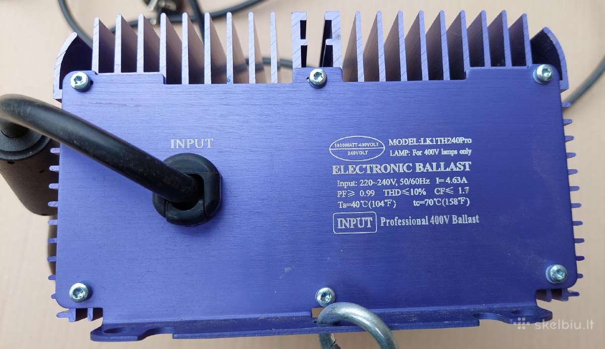 Lumatek 1000w elektroninis balastas