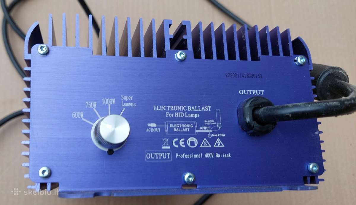 Lumatek 1000w elektroninis balastas - nuotraukos Nr. 2