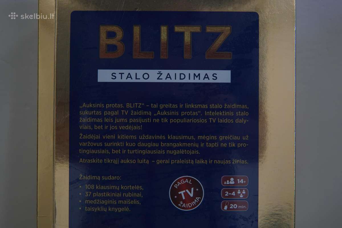 Auksinis Protas stalo žaidimas - nuotraukos Nr. 9