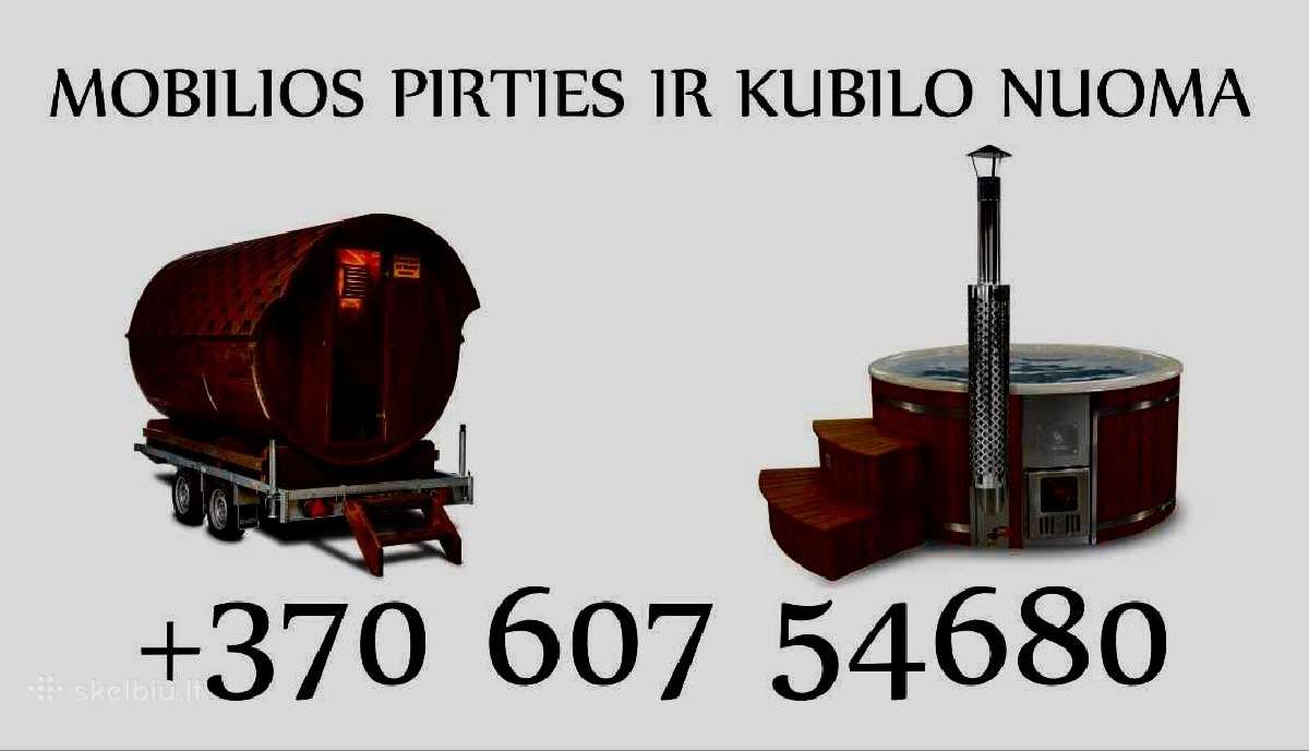 Mobilios pirties ir kubilo su jacuzzi nuoma - nuotraukos Nr. 2