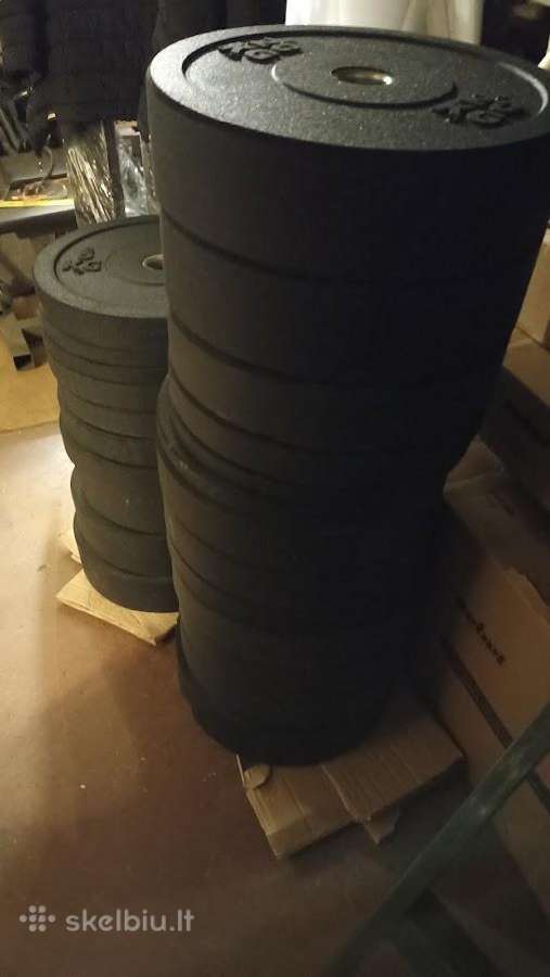 Daug sporto inventoriaus hanteliai stanga suolas - nuotraukos Nr. 26