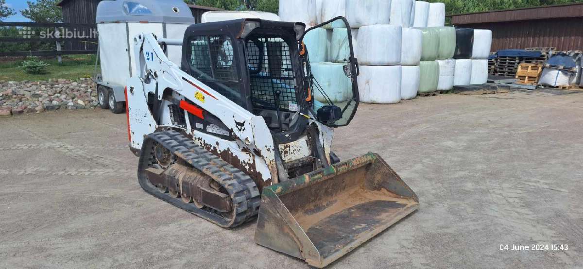 Mini krautuvo Bobcat nuoma su operatoriumi