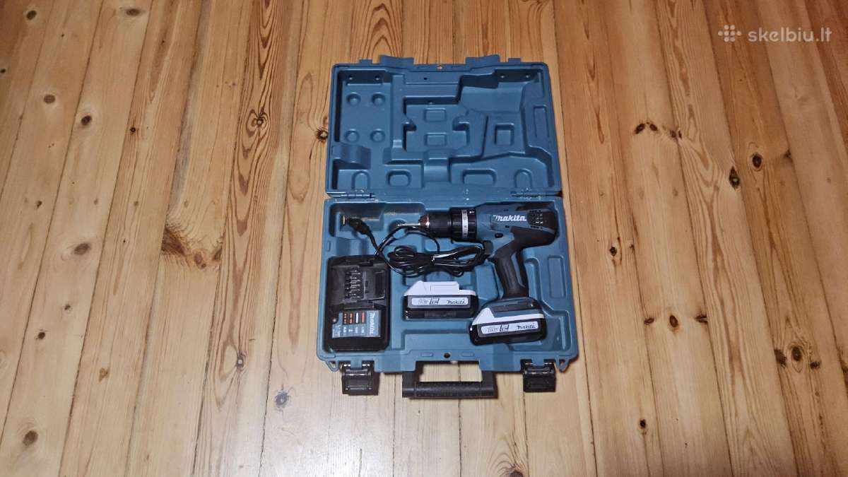 Smūginis suktuvas, gręžtuvas Makita Hp457dwe