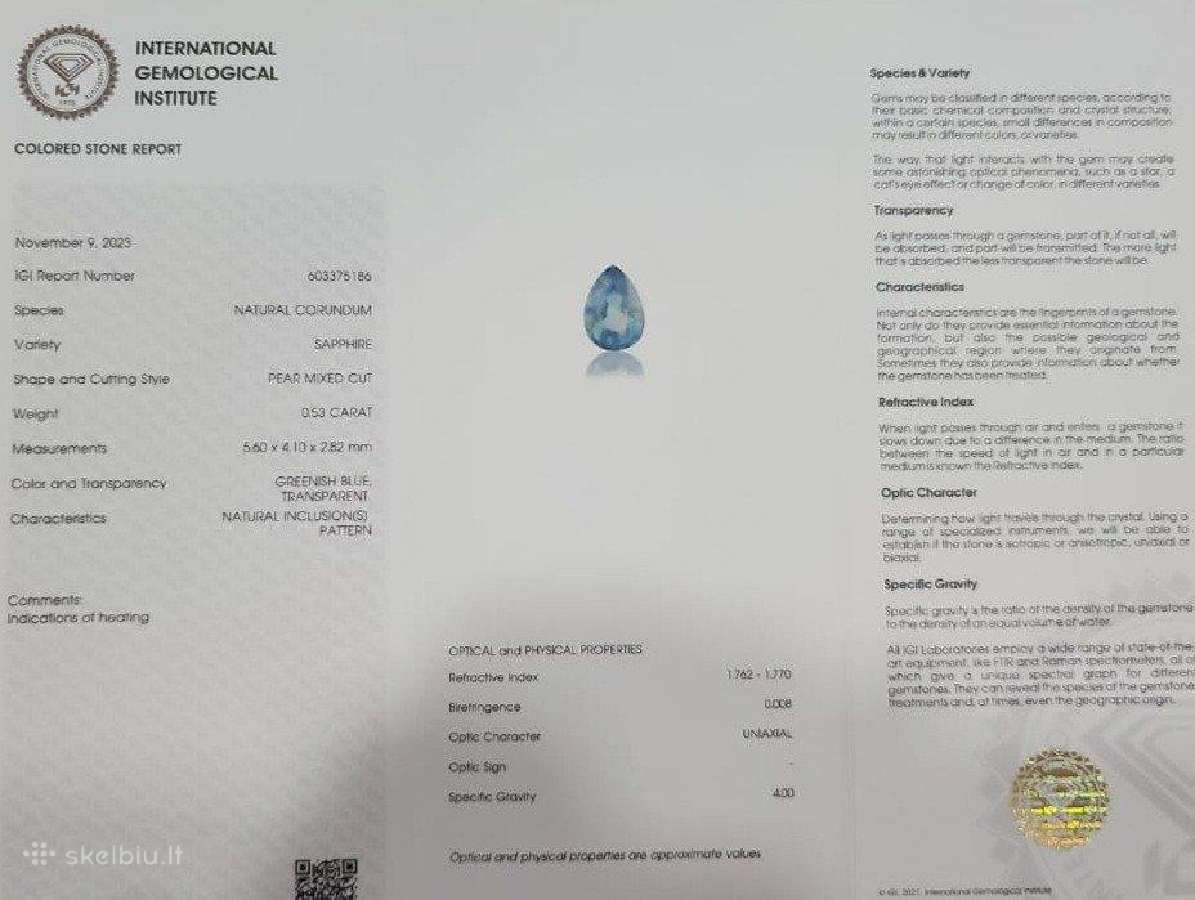 Safyrai investicijai ir unikaliam papuošalui - nuotraukos Nr. 19