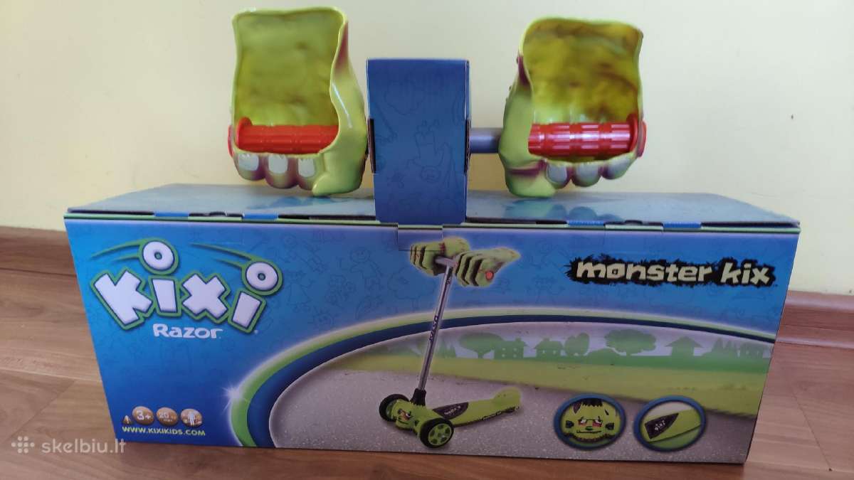 Vaikiškas paspirtukas Razor Monster Kix AL 3 ratų - nuotraukos Nr. 6