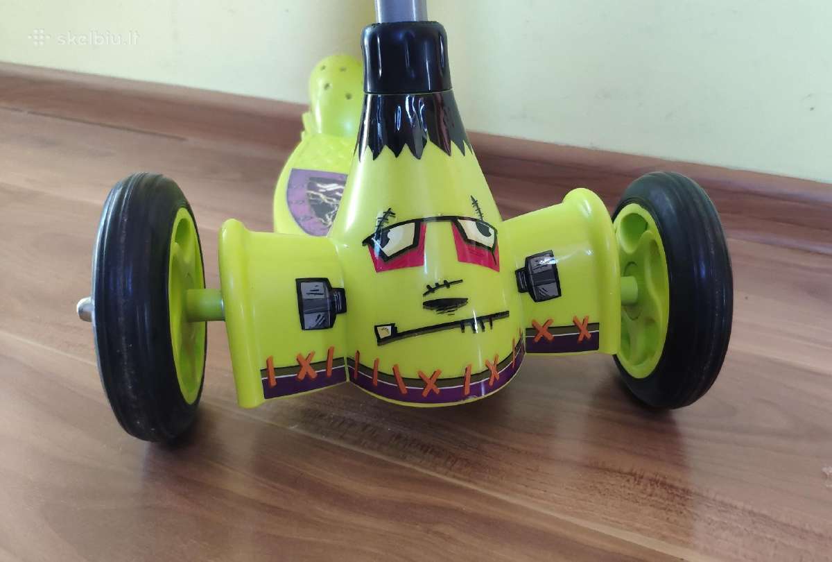 Vaikiškas paspirtukas Razor Monster Kix AL 3 ratų
