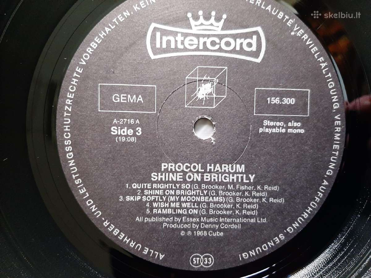 Procol Harum 1976 “A Salty Dog /Shine On Brightly" - nuotraukos Nr. 5