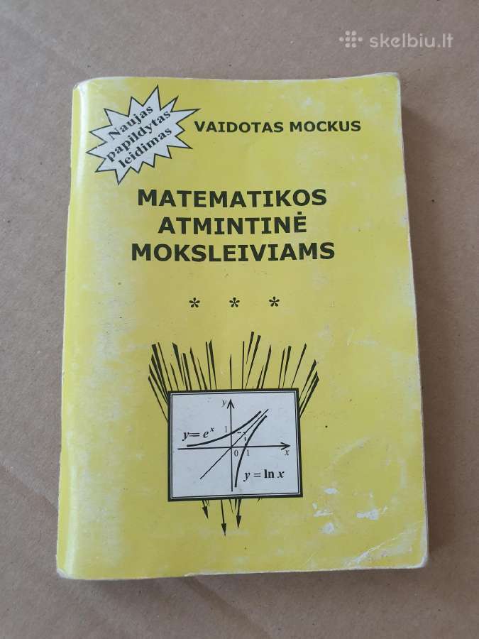 Matematikos atmintinė moksleiviams
