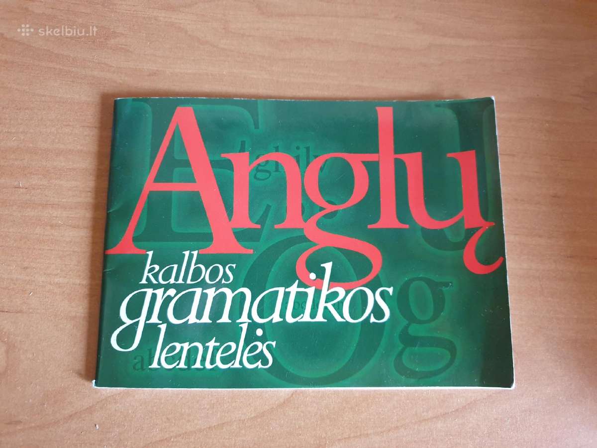 Anglų kalbos gramatikos lentelės