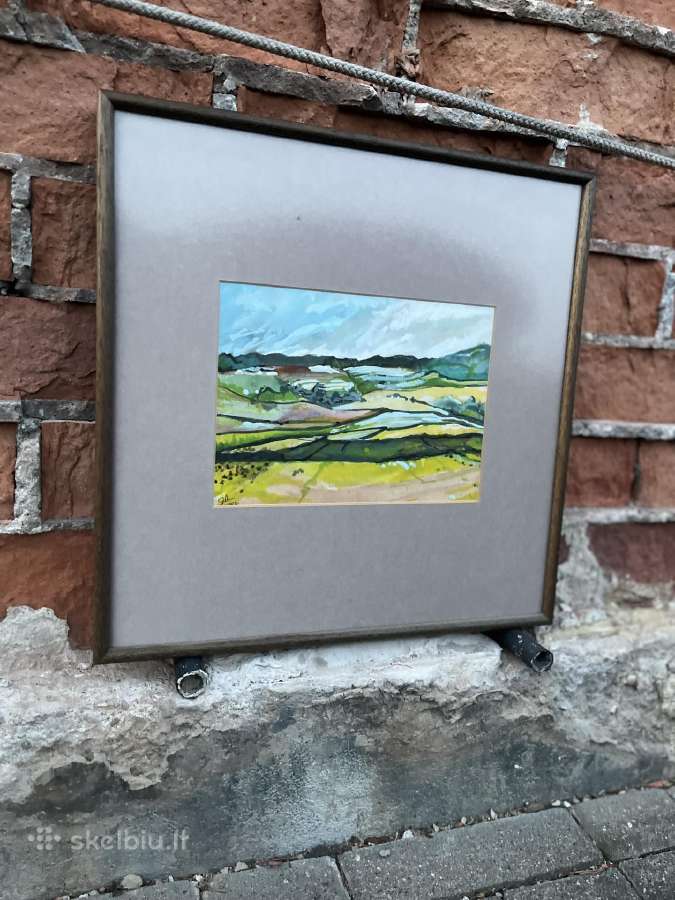 Paveiksliukas akvarelė 36x36