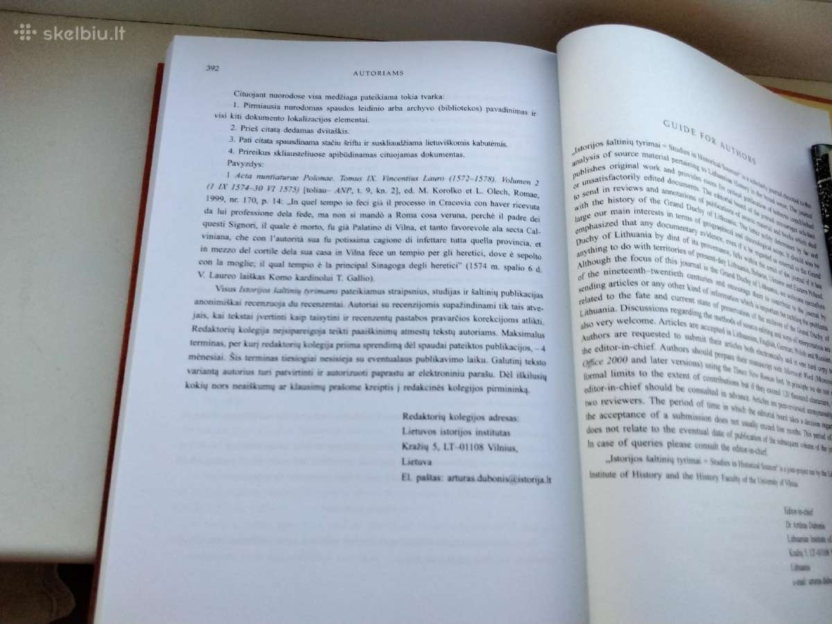 Istorijos šaltinių tyrimai. T.6 - nuotraukos Nr. 10