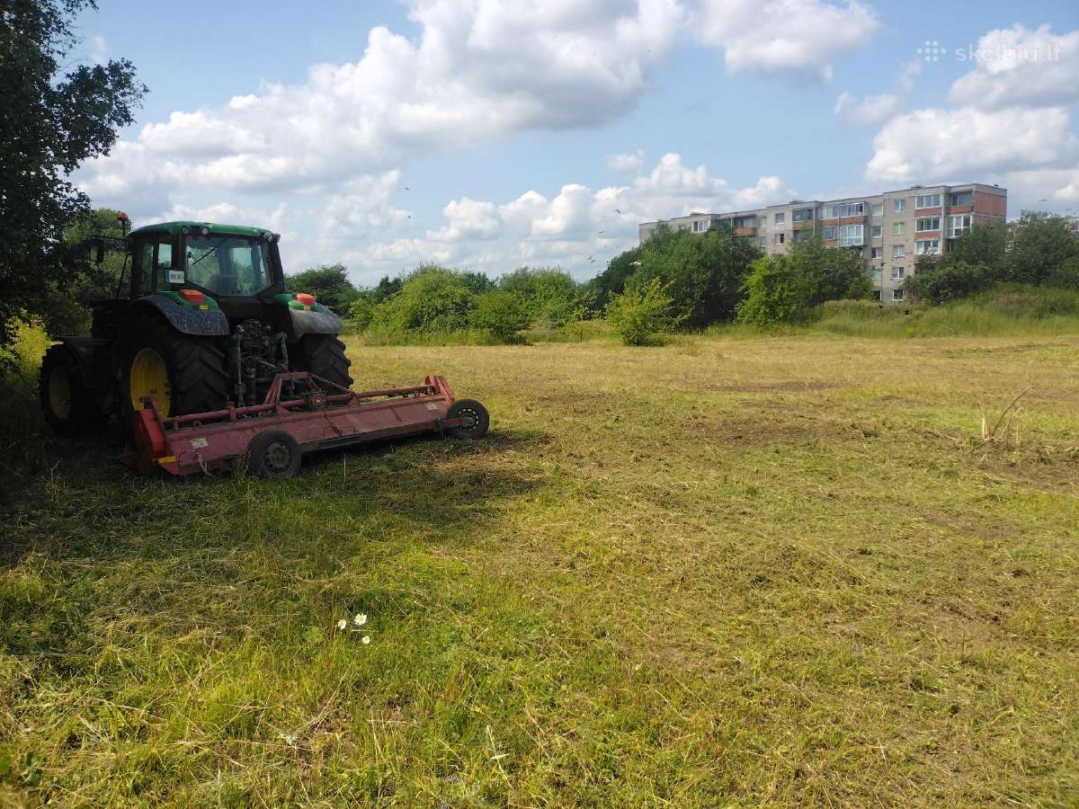 Žolės pjovimas Šiauliuose, Šiaulių raj. - nuotraukos Nr. 2