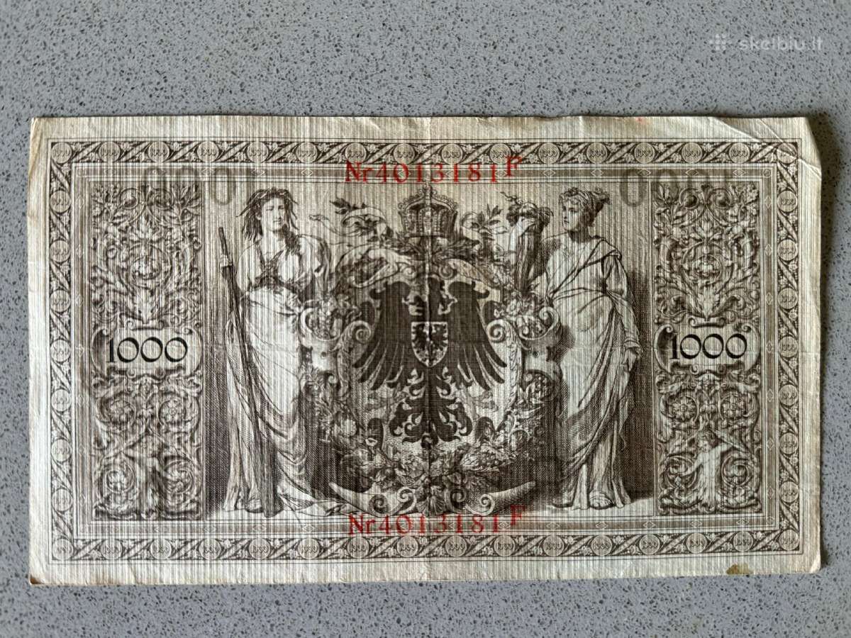 Banknotai (24 vnt) 1908-1922 (visi 24 uz 40 Eur) - nuotraukos Nr. 4