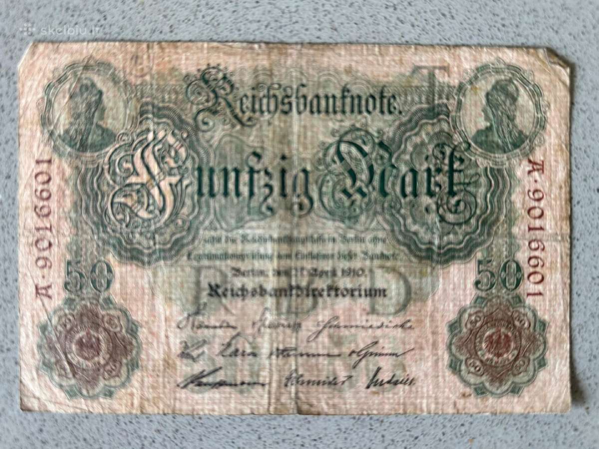 Banknotai (24 vnt) 1908-1922 (visi 24 uz 40 Eur) - nuotraukos Nr. 5