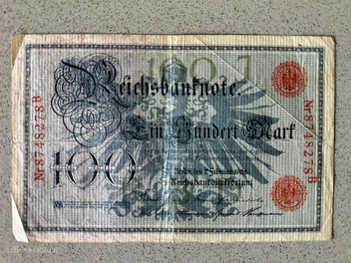 Banknotai (24 vnt) 1908-1922 (visi 24 uz 40 Eur) - nuotraukos Nr. 7