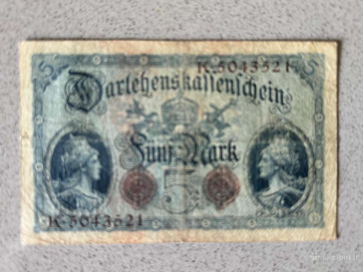 Banknotai (24 vnt) 1908-1922 (visi 24 uz 40 Eur) - nuotraukos Nr. 9