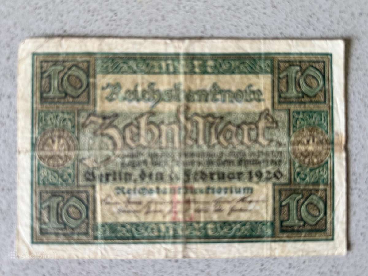 Banknotai (24 vnt) 1908-1922 (visi 24 uz 40 Eur) - nuotraukos Nr. 11