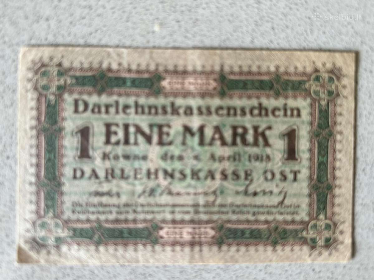 Banknotai (24 vnt) 1908-1922 (visi 24 uz 40 Eur) - nuotraukos Nr. 12