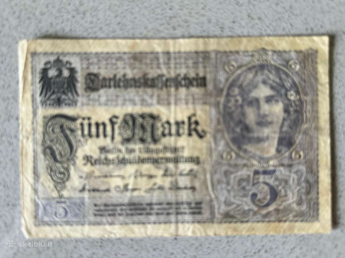 Banknotai (24 vnt) 1908-1922 (visi 24 uz 40 Eur) - nuotraukos Nr. 13