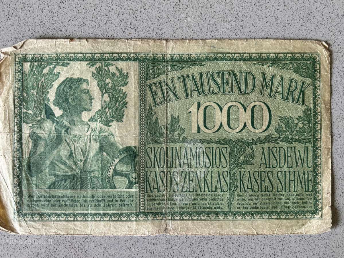 Banknotai (24 vnt) 1908-1922 (visi 24 uz 40 Eur) - nuotraukos Nr. 15
