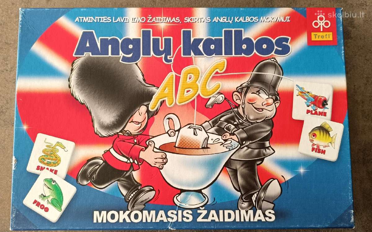 Mokomasis žaidimas anglų kalbos Abc