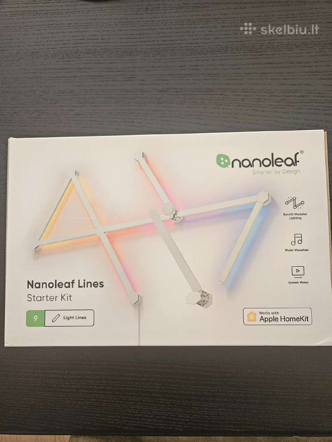 Nanoleaf lines starter pack 9 LED juostos