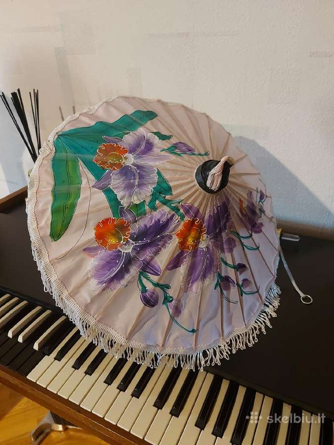 Rankų darbo mažas japoniškas skėtukas - nuotraukos Nr. 2
