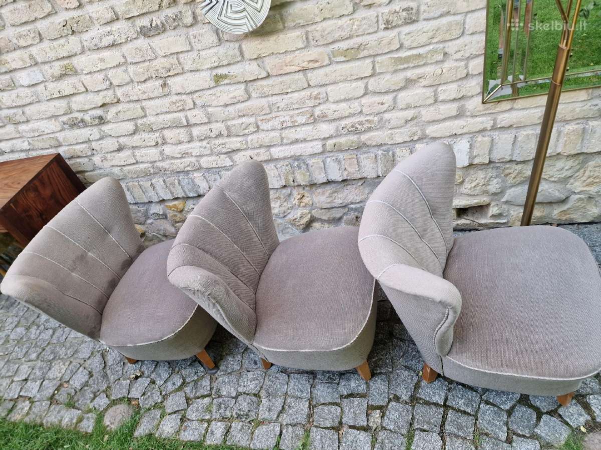 Vintažiniai mid century coctail st.foteliai - nuotraukos Nr. 4