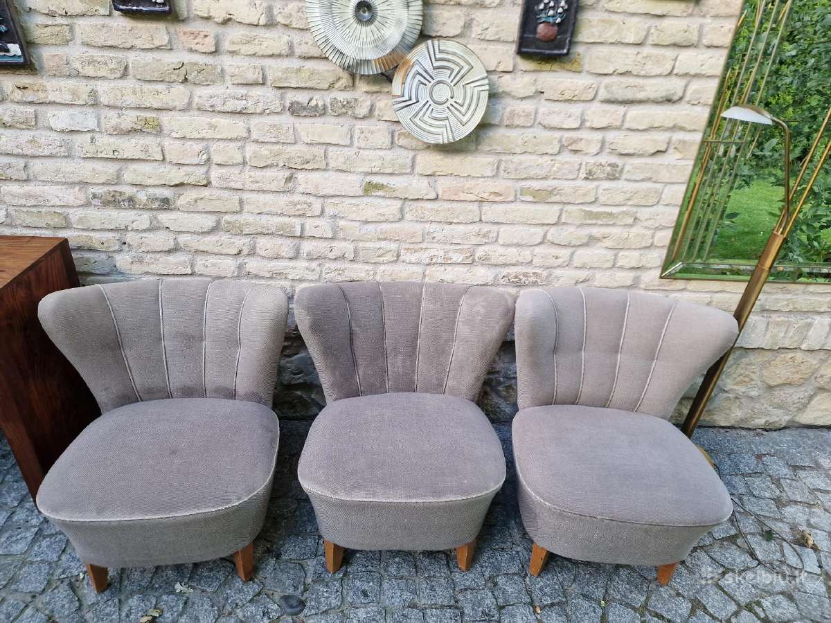 Vintažiniai mid century coctail st.foteliai - nuotraukos Nr. 6