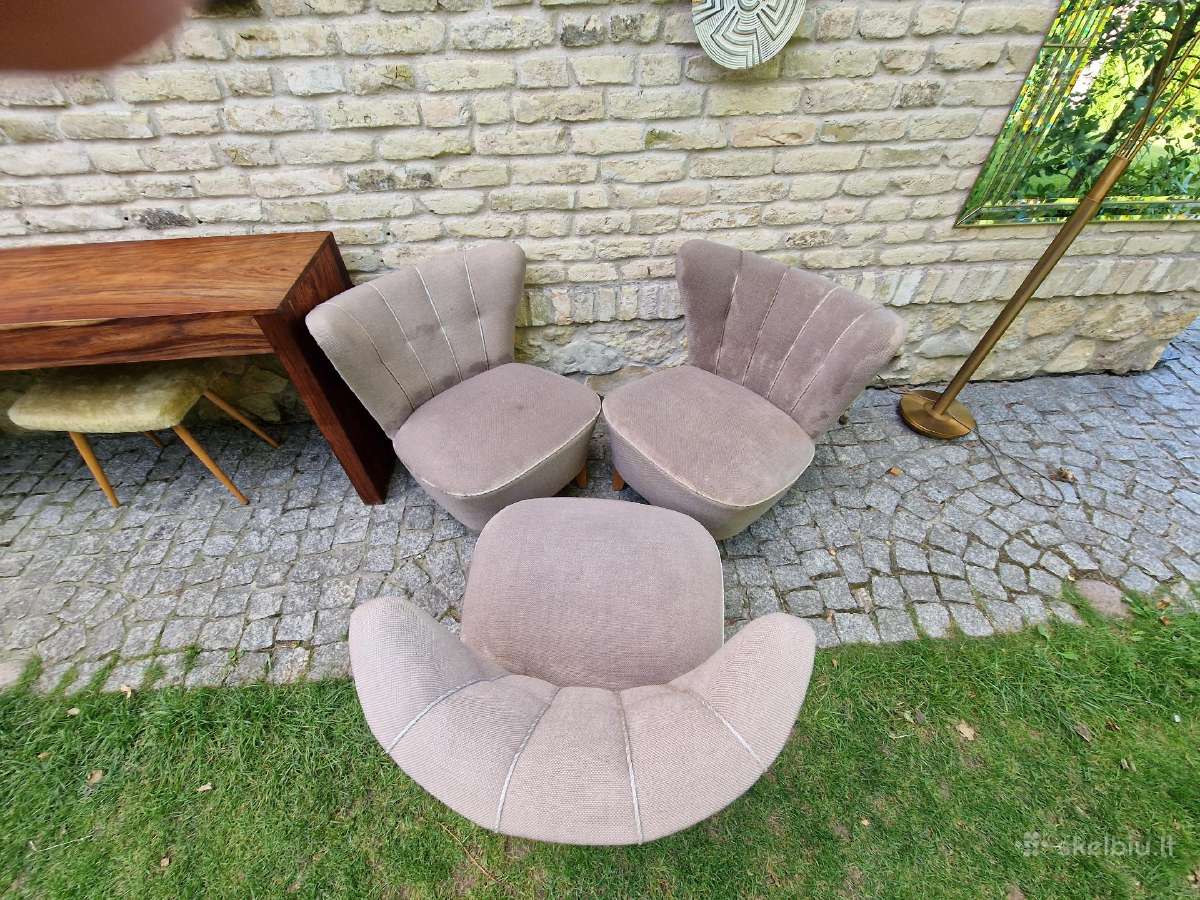 Vintažiniai mid century coctail st.foteliai - nuotraukos Nr. 12