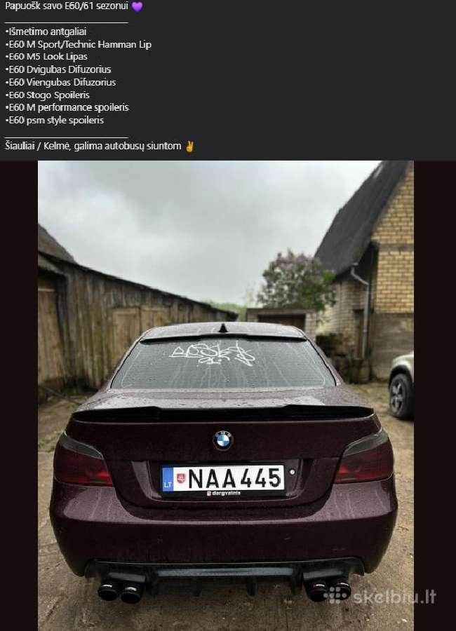 Bmw Tuning dalys, apdailos - nuotraukos Nr. 5