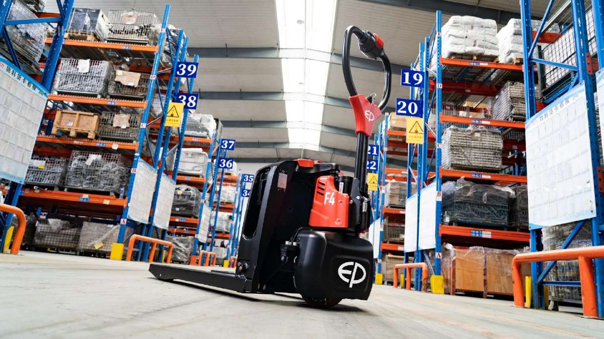 Elektrinis palečių vežimėlis su li-ion baterija - nuotraukos Nr. 7